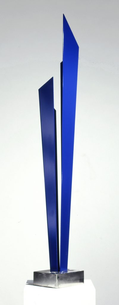 Blue Tall - stainless steel - powdered coated