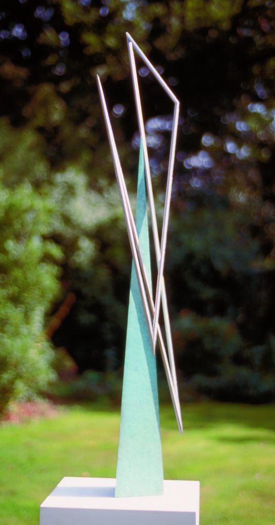 Tall - stainless steel and bronze